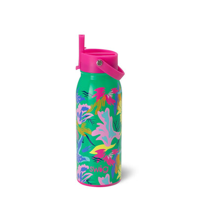 Paradise 36oz Flip + Sip Bottle Drinkware Swig  Paper Skyscraper Gift Shop Charlotte