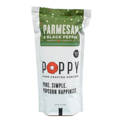 Parmesan & Black Pepper Food Poppy Handcrafted Popcorn  Paper Skyscraper Gift Shop Charlotte