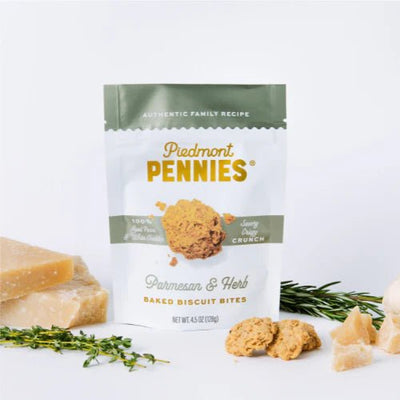 Parmesan & Herb 4.5oz Medium Pouch Local Food Piedmont Pennies  Paper Skyscraper Gift Shop Charlotte