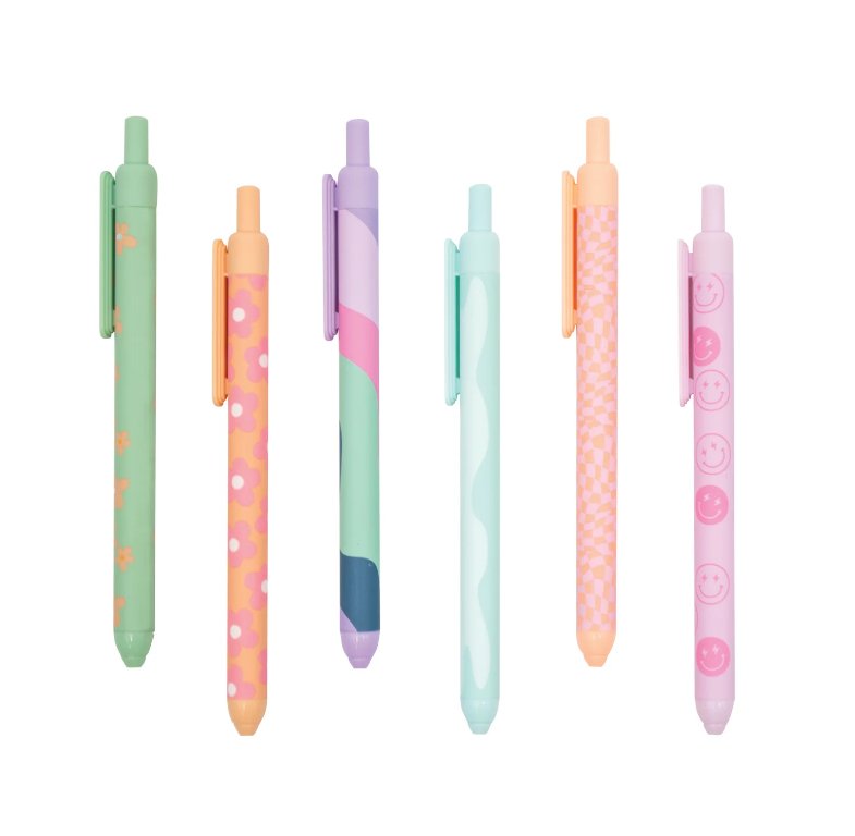 Pattern Pen | Set of 6 Pens NPW  Paper Skyscraper Gift Shop Charlotte