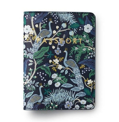 Peacock Passport Holder Accessories Rifle Paper Co  Paper Skyscraper Gift Shop Charlotte