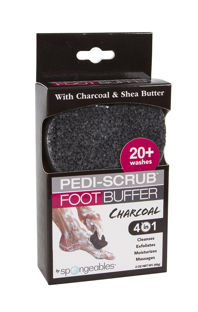 Pedi Scrub - Charcoal Sweet Sangria Beauty + Wellness Kilee Distributing Inc  Paper Skyscraper Gift Shop Charlotte