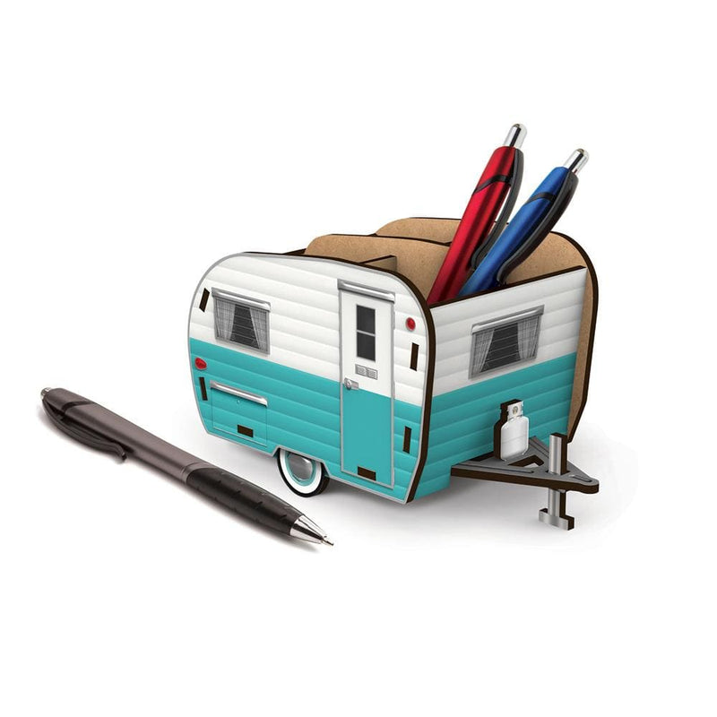 Pencil Holder | Happy Camper Kitchen Fred & Friends  Paper Skyscraper Gift Shop Charlotte