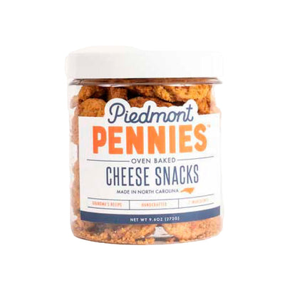 Piedmont Pennies Cheese Snacks | Penny Bank Food Piedmont Pennies Paper Skyscraper Gift Shop Charlotte