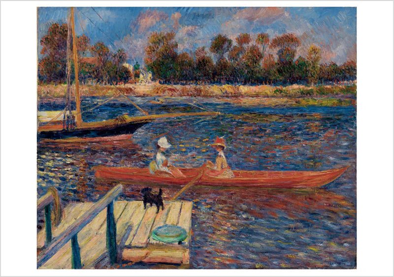 Pierre-Auguste Renoir The Seine at Argenteuil Notecard Cards Pomegranate  Paper Skyscraper Gift Shop Charlotte