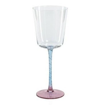 Pink + Blue | Vicenza Red Wine Glass Drinkware Zodax  Paper Skyscraper Gift Shop Charlotte