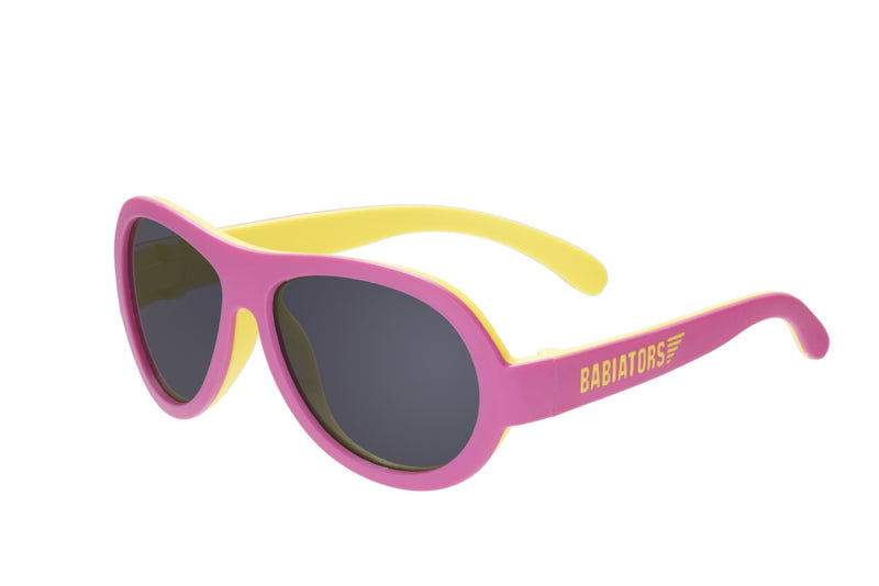 Pink Lemonade Two Tone Kids Aviator - LIMITED EDITION  Babiators  Paper Skyscraper Gift Shop Charlotte