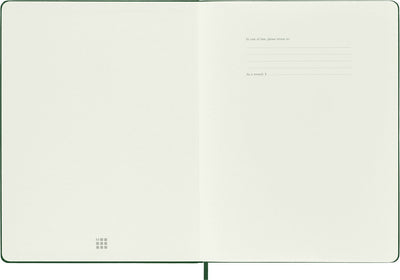 Plain | Myrtle Green | Hard Cover | XL Notebook BOOK Moleskin  Paper Skyscraper Gift Shop Charlotte