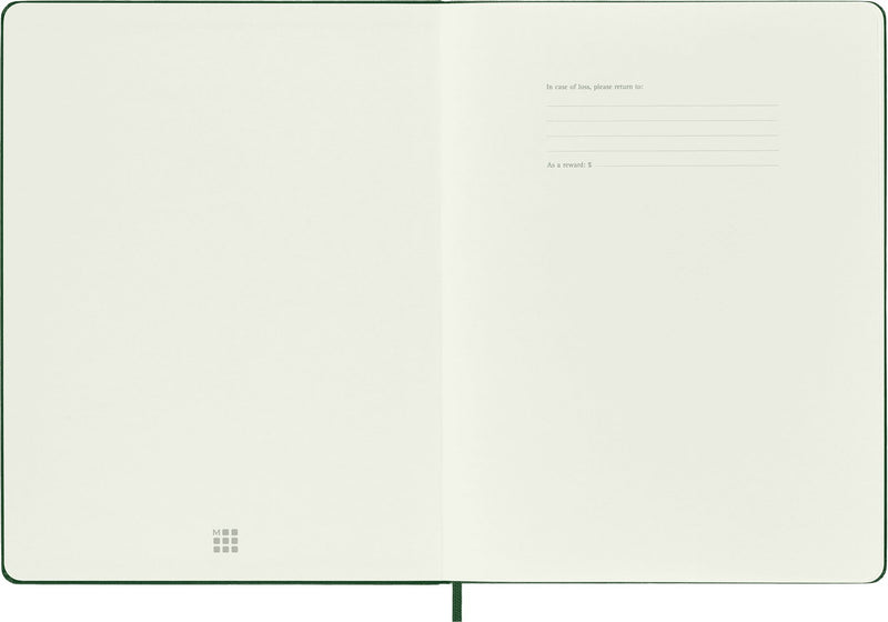 Plain | Myrtle Green | Hard Cover | XL Notebook BOOK Moleskin  Paper Skyscraper Gift Shop Charlotte