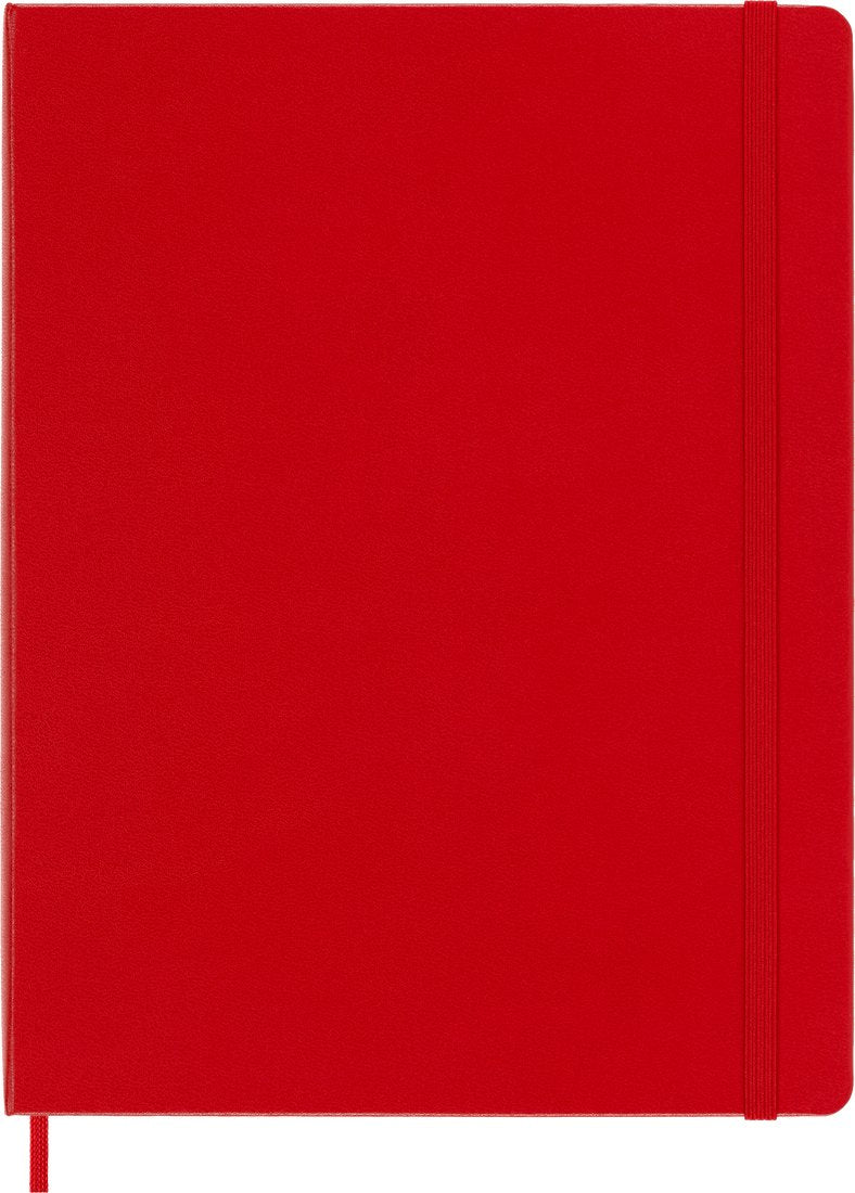 Plain | Red | Hard Cover | XL Notebook BOOK Moleskin  Paper Skyscraper Gift Shop Charlotte