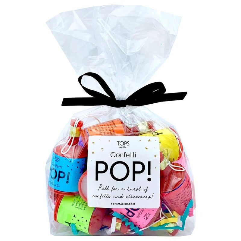 Pop! Confetti Poppers Party Decorations TOPS MALIBU  Paper Skyscraper Gift Shop Charlotte