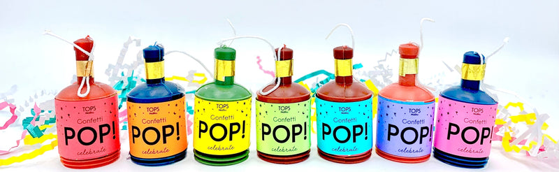 Pop! Confetti Poppers Party Decorations TOPS MALIBU  Paper Skyscraper Gift Shop Charlotte