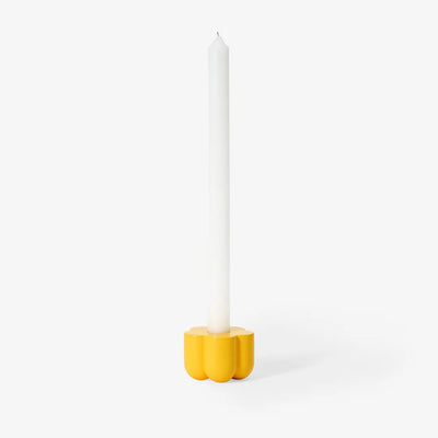 Poppy Candle + Incense Holder | Yellow Candles Areaware  Paper Skyscraper Gift Shop Charlotte