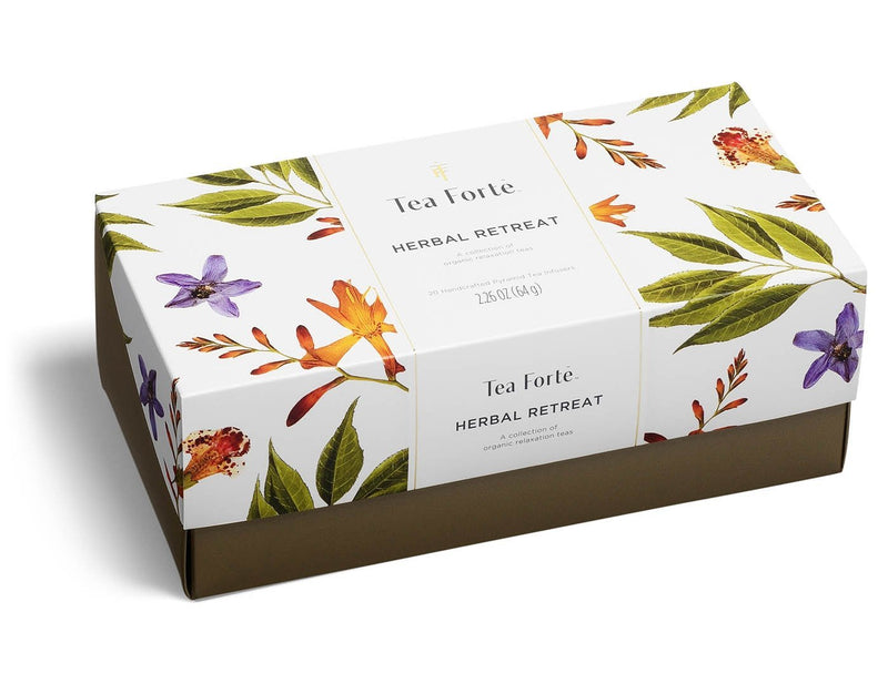 Presentation Box Herbal Retreat Tea Tea Tea Forte  Paper Skyscraper Gift Shop Charlotte