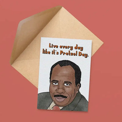 Pretzel Day | Just Because Card Cards Pretty Good Cards  Paper Skyscraper Gift Shop Charlotte