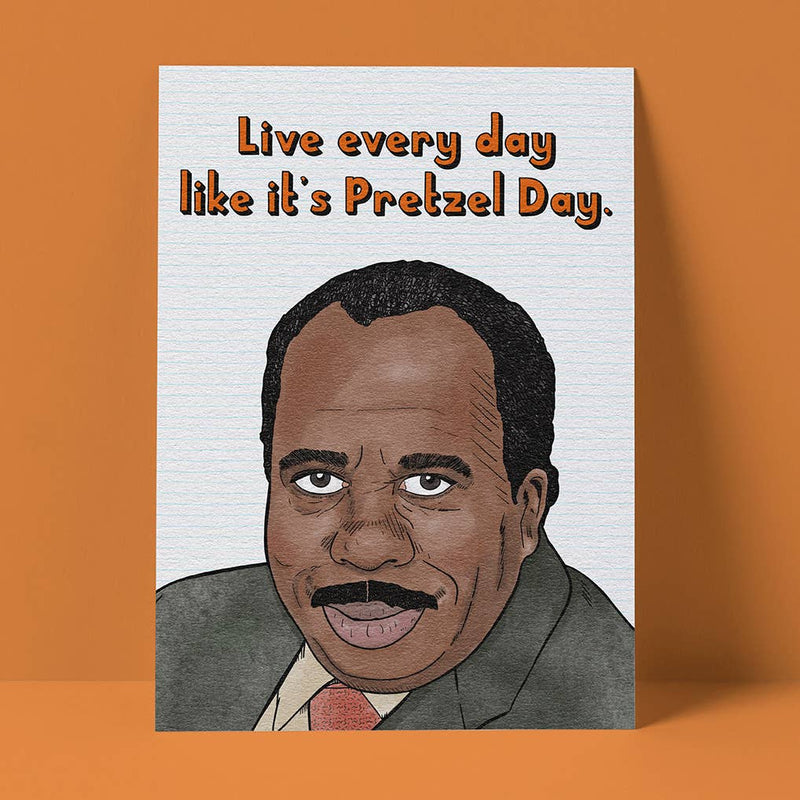 Pretzel Day | Just Because Card Cards Pretty Good Cards  Paper Skyscraper Gift Shop Charlotte