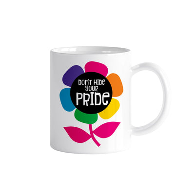 Pride Flower Mug Mugs Rock Scissor Paper  Paper Skyscraper Gift Shop Charlotte