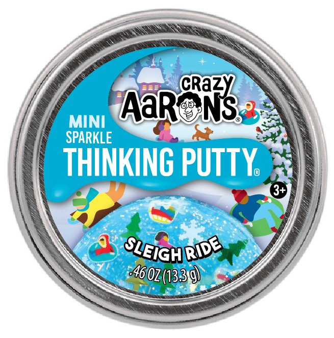 Puttyworld - Holiday Mini Tin | Assortment Kids Toys Crazy Aaron&