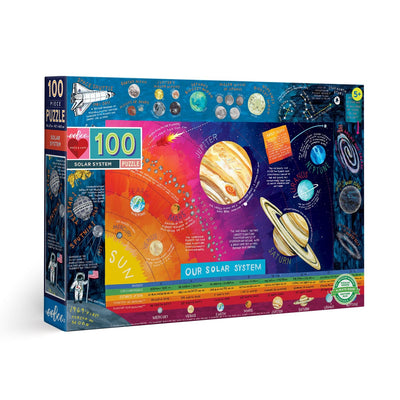 Puzzle Solar System 100pc  Eeboo  Paper Skyscraper Gift Shop Charlotte