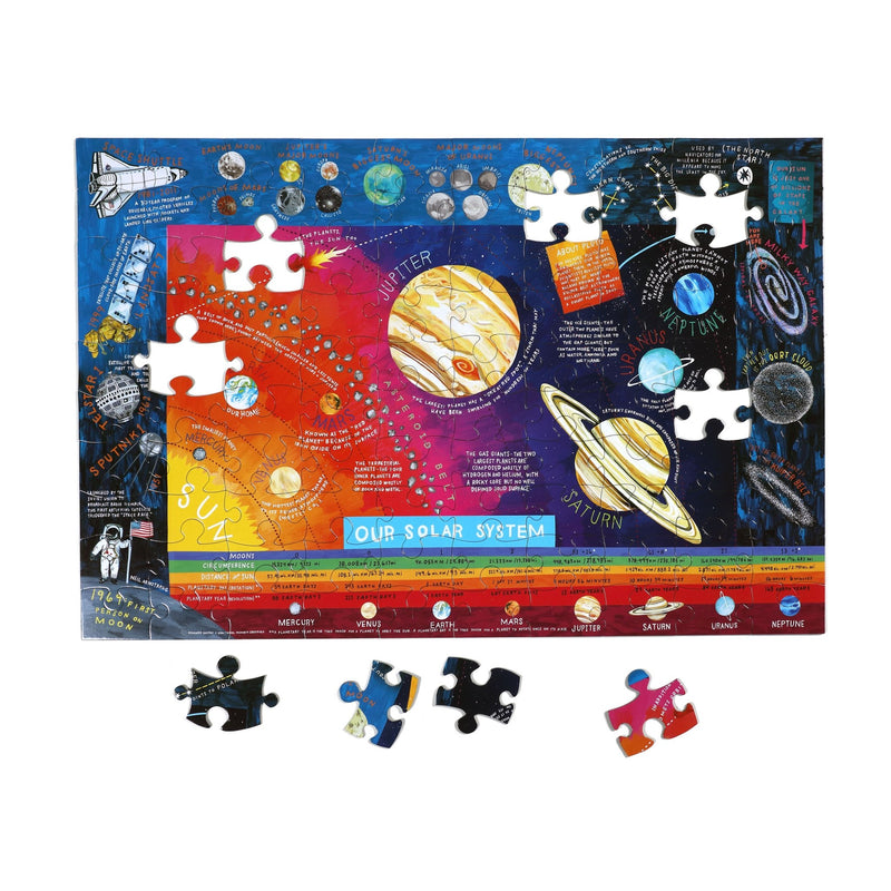 Puzzle Solar System 100pc  Eeboo  Paper Skyscraper Gift Shop Charlotte