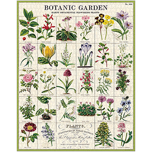 1000 Piece Jigsaw Puzzle | Botanic Garden Jigsaw Puzzles Cavallini Papers & Co., Inc.  Paper Skyscraper Gift Shop Charlotte