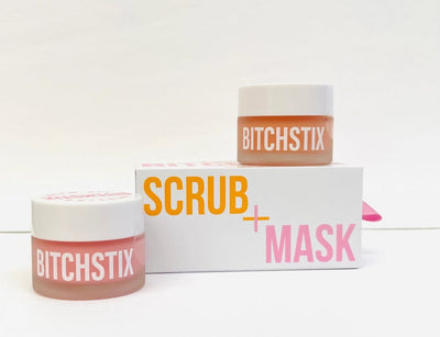 Resting Lip Mask and Everyday Lip Scrub Set | Gift Duo Beauty + Wellness BITCHSTIX  Paper Skyscraper Gift Shop Charlotte