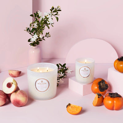 Saijo Persimmon | Boxed Jar Classic Candle Candles Voluspa  Paper Skyscraper Gift Shop Charlotte