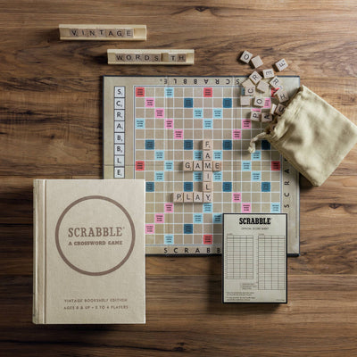 Scrabble | Vintage Bookshelf Edition Games WS Game Company  Paper Skyscraper Gift Shop Charlotte