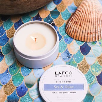 Sea & Dune | 4oz Travel Candle Candle Lafco  Paper Skyscraper Gift Shop Charlotte