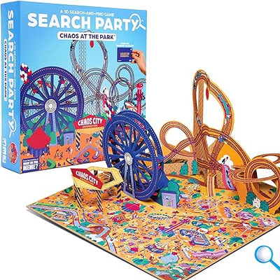 Search Party: Chaos at the Park Family Game Family Games Relatable Games  Paper Skyscraper Gift Shop Charlotte