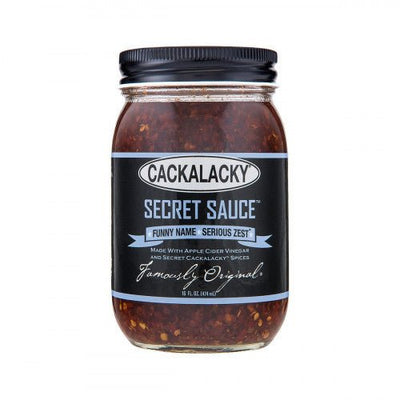 Secret Sauce 16oz Jar Barbecue Blue Mountain  Paper Skyscraper Gift Shop Charlotte