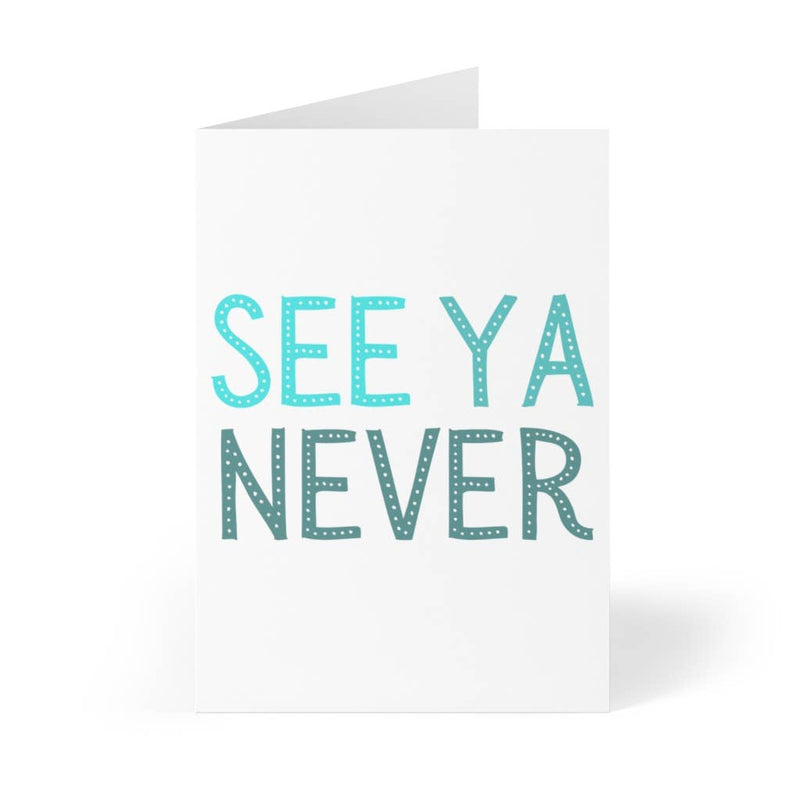 See Ya Never Funny Going Away Card  R is for Robo  Paper Skyscraper Gift Shop Charlotte