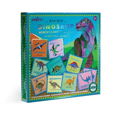 Shiny Dinosaur Memory and Matching Game Games Eeboo  Paper Skyscraper Gift Shop Charlotte