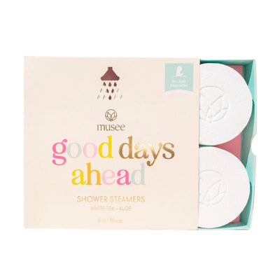 Shower Steamers | Good Days Ahead Bath & Beauty Musee Bath  Paper Skyscraper Gift Shop Charlotte