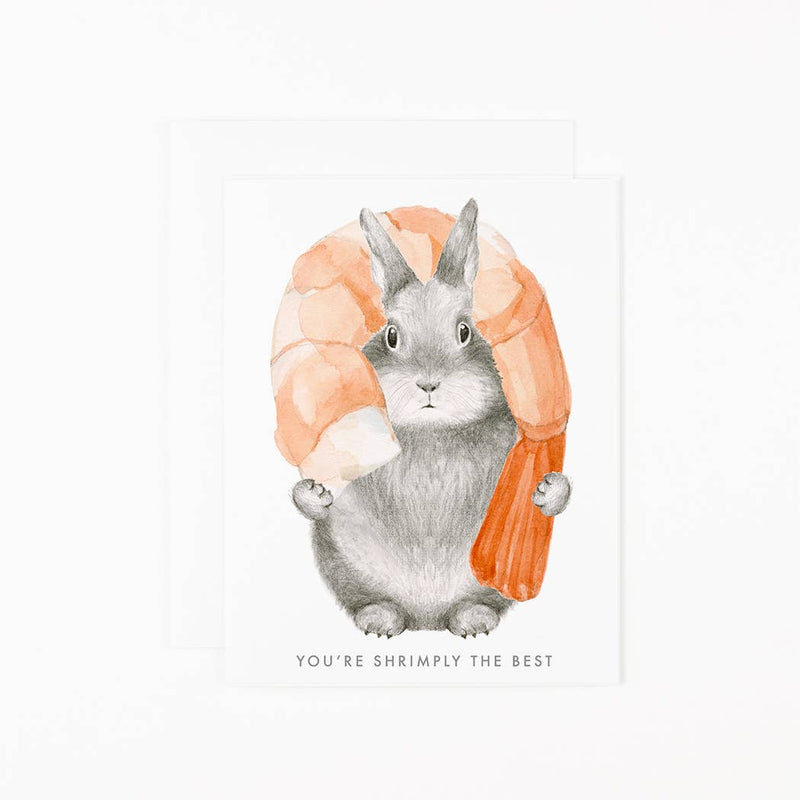 Shrimply the Best Bunny Cards Dear Hancock  Paper Skyscraper Gift Shop Charlotte