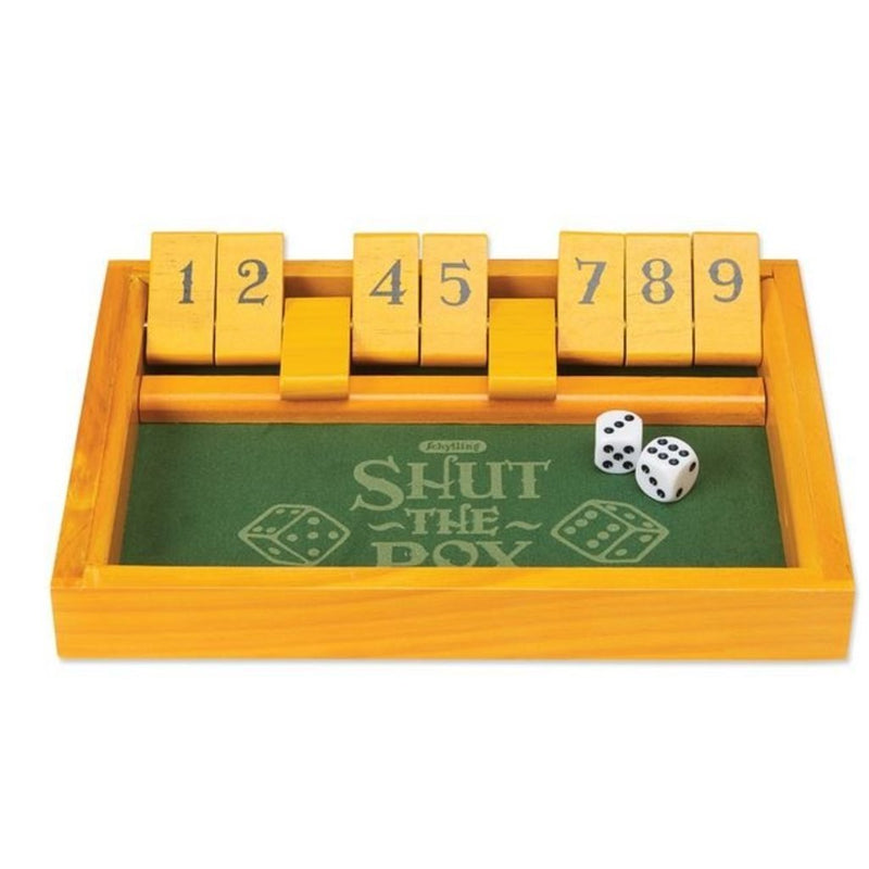 Shut the Box Game Games Schylling Associates Inc  Paper Skyscraper Gift Shop Charlotte