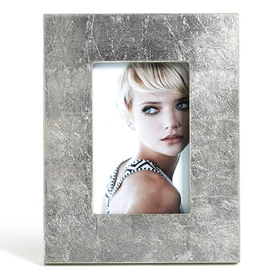 Silver Leaf 4" x 6" Photo Frame Holiday Zodax  Paper Skyscraper Gift Shop Charlotte