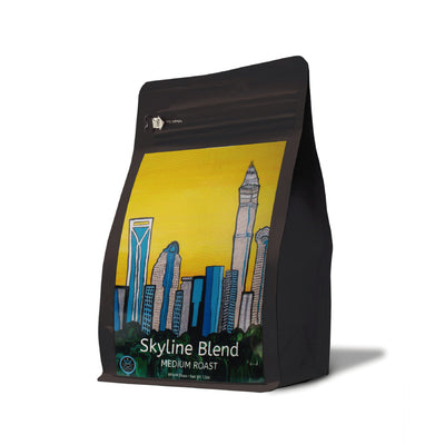 Skyline Blend Coffee Coffee Charlotte Coffee Co  Paper Skyscraper Gift Shop Charlotte