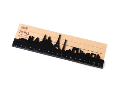 Skyline Ruler: Paris  Monkey Business Design USA LLC  Paper Skyscraper Gift Shop Charlotte