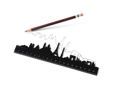 Skyline Ruler: Paris  Monkey Business Design USA LLC  Paper Skyscraper Gift Shop Charlotte