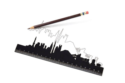 Skyline Ruler: Paris  Monkey Business Design USA LLC  Paper Skyscraper Gift Shop Charlotte