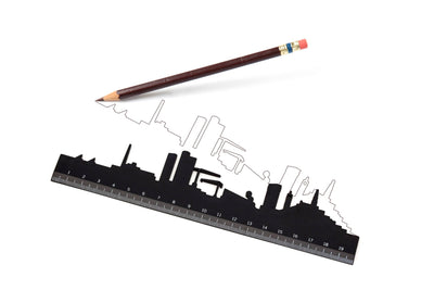 Skyline Ruler: Paris  Monkey Business Design USA LLC  Paper Skyscraper Gift Shop Charlotte