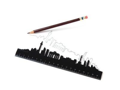 Skyline Ruler: Paris  Monkey Business Design USA LLC  Paper Skyscraper Gift Shop Charlotte