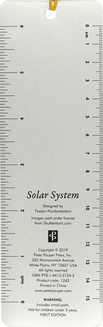 Solar System Children'S Bookmark Bookmarks Peter Pauper Press, Inc.  Paper Skyscraper Gift Shop Charlotte