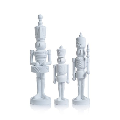 Soldiers- Matte White | Assorted Holiday Zodax  Paper Skyscraper Gift Shop Charlotte