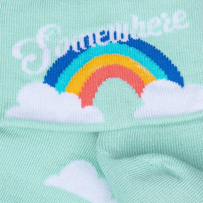 Somewhere Over the Rainbow Turn Cuff Socks Socks Sock It to Me  Paper Skyscraper Gift Shop Charlotte