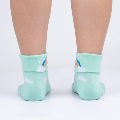 Somewhere Over the Rainbow Turn Cuff Socks Socks Sock It to Me  Paper Skyscraper Gift Shop Charlotte