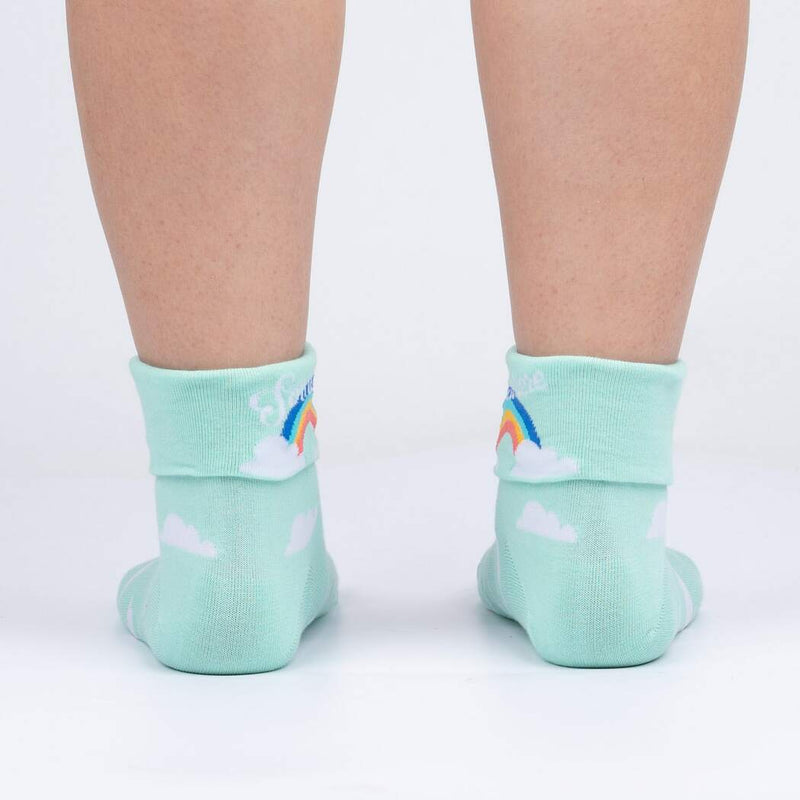 Somewhere Over the Rainbow Turn Cuff Socks Socks Sock It to Me  Paper Skyscraper Gift Shop Charlotte