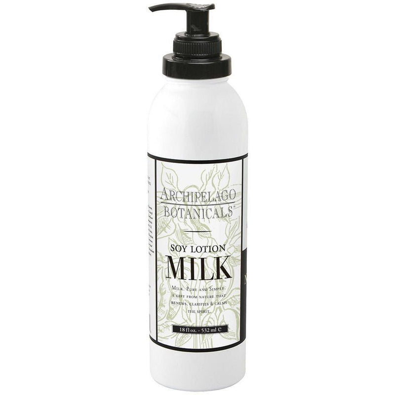 Soy Milk 18 oz. Body Lotion Beauty + Wellness Archipelago  Paper Skyscraper Gift Shop Charlotte