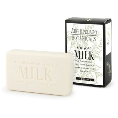 Soy Milk All Natural Bar Soap Soap Archipelago  Paper Skyscraper Gift Shop Charlotte